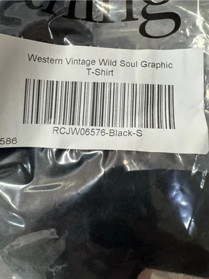 Rosa Clothing Western Vintage Wild Soul Graphic T-Shirt Small New thumbnail 2