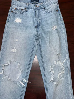 Aeropostale Distressed Mom Jeans Size 000 thumbnail 2