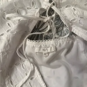 NIA Mia Top (White Eyelet Lace Tie-Front Top) thumbnail 3