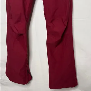 Aperture Cystaline waterproof 10K burgundy red snowboarding pants sz S thumbnail 5