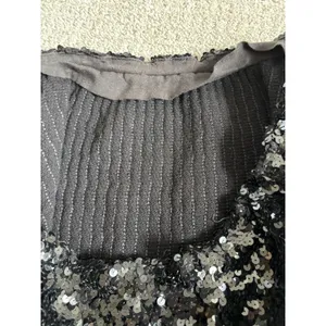 VTG 80s‎ Cynthia Kent Miami Top Sequin Black Cocktail Party Glam Holiday Disco thumbnail 4