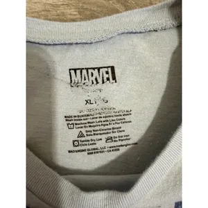Marvel Spider-Man New York 1962 Graphic Tee Light Blue XL Short Sleeve Crop Top thumbnail 4