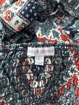 Honey and Sparkle Bandana Tie Top thumbnail 4