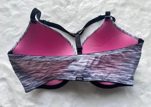 Victoria's Secret PINK Women's Wear Everywhere Push-Up Bra Heather Gray, 32DD thumbnail 5