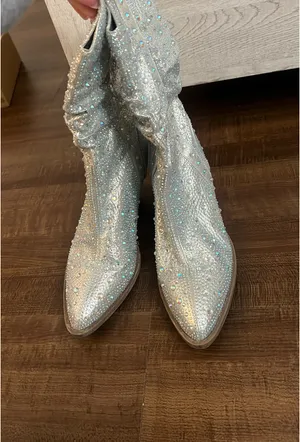 Shein Sparkly Cowboy Boots thumbnail 3