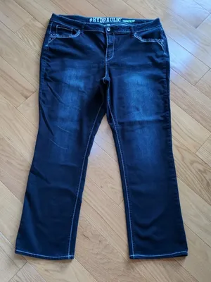 Hydraulic Emma Mid Rise Denim Stretch Dark Blue Jeans Womens Size 24W (41x31) thumbnail 3
