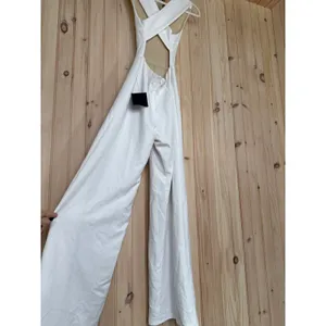 NWT Lulus Thinking Out Loud White Backless Jumpsuit Cocktail Classy Size XS thumbnail 8