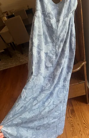 Lulus Strapless Dress Maxi Floral thumbnail 1
