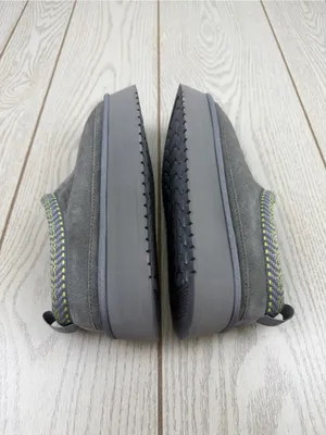 Koolaburra by UGG Women's Burree Platform Slippers US8 Cloud Grey & Green $90 thumbnail 4