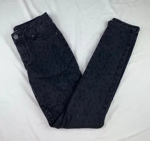 Leopard Print Pants Black thumbnail 1