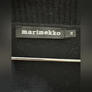 Marimekko XS Black Wool Open Cardigan‎ Sweater thumbnail 3