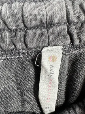 Daily Practice Anthropologie Gray French Terry Drawstring Sweatpants Women’s‎ XS thumbnail 7