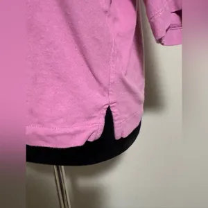 Preloved Uniqlo Pink Oversized Boxy Tee size small thumbnail 5