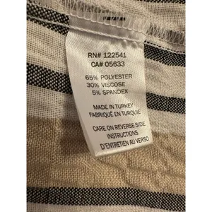 Bar by Melis Kozan Lightweight Open Blouse Cardigan Pockets 3/4 Sleeve Sz.Large thumbnail 3