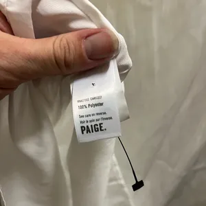 Paige medium white silky front button blouse thumbnail 4