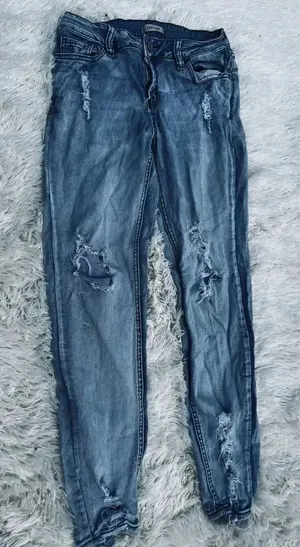 Refuge Distressed Blue Skinny Jeans Women’s 4 thumbnail 1