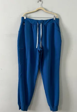 FIGS Zamora FIONx Jogger Royal Blue High Waisted Scrub Pants thumbnail 4
