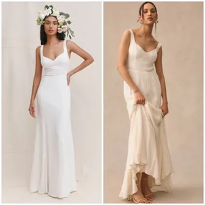 Reformation Lecce Dress Ivory thumbnail 3