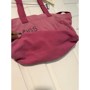 FIGS Canvas Tote Mineral Mauve Pink Dual Shoulder Strap Ombré thumbnail 4