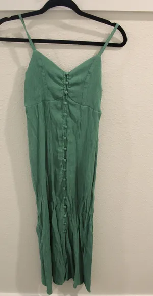Green Summer Dress Size XS thumbnail 1