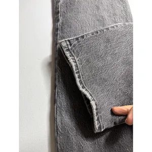 Levi's ribcage straight ankle grey jeans size 24 thumbnail 5