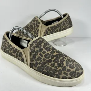 Magellan Outdoors Women's Size 10B Leopard Print Canvas Slip-On Sneakers 164070 thumbnail 1