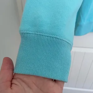 EUC‎ Blue women’s turquoise Delaware beach fleece lined quarter zip jacket large thumbnail 3