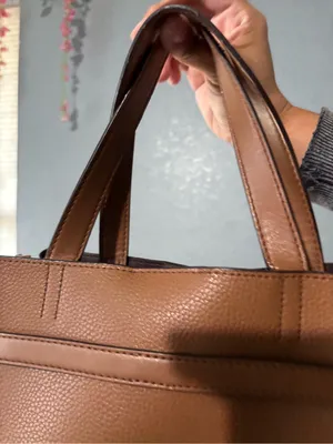 Michael Kors Brown Pebbled Leather Belted Satchel Crossbody Bag thumbnail 6