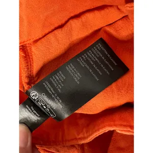 Free People Orange Wide Leg Pants Size 0 High Rise Pleated Trousers Flare thumbnail 6