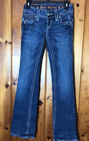 Rock revival Debbie jeans bootcut jeans bootcut jeans cowgirl luxery jeans 25​​ thumbnail 1