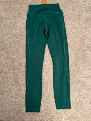 ACTA Wear Green Evo High Waisted Leggings NWT Size Small Forest Green Activewear thumbnail 3