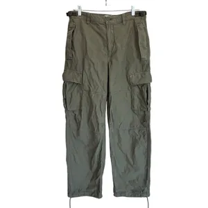 Aritzia TNA Surplus Cargo Pants Olive Green Wide Leg High Rise Women 10‎ 109819 thumbnail 3