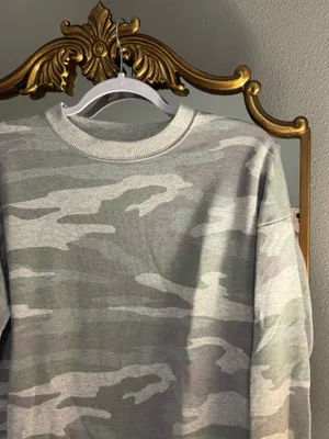Aerie Crewneck Camo thumbnail 1