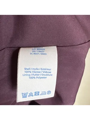 Boden Purple Pink Berry Floral Short Sleeve Belted Dress US 12 Long thumbnail 3