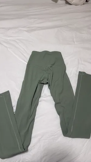 Sage Green Lululemon mini flare Leggings thumbnail 2