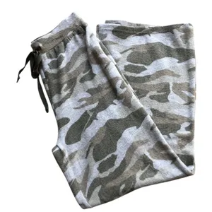 Mystree NWT Camo Fleece Wide Leg Flare Drawstring Pants Women’s Small thumbnail 5