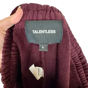 Talentless Womens Heavyweight Sweatpants in Mid-Century Merlot thumbnail 8