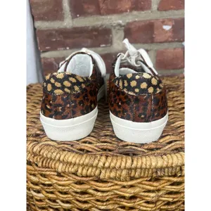 Madewell Sidewalk Calf Hair Leopard Cheetah Sneakers Women’s 7 thumbnail 11
