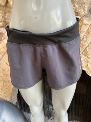 Reebok Gray Running Lined Shorts Women’s Size Medium thumbnail 1