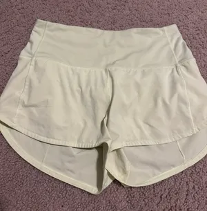 Lululemon Yellow  Speed Up Shorts thumbnail 1