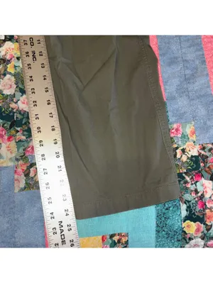 Vuori $98 Ripstop Wideleg Woman’s S Olive Green Elastic Waist Pants thumbnail 9