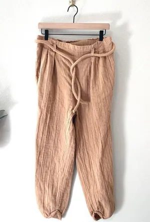 Free People Suits You Set Pants Orange Tan Size S OB1143404 thumbnail 1