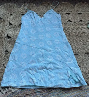Princess Polly Blue Flower Dress thumbnail 2