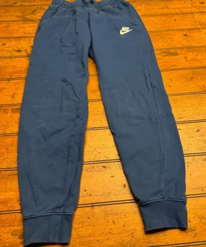 Nike Sportswear Club Fleece‎ Joggers Blue Sweatpants Mens XS Embroidered Logo thumbnail 1