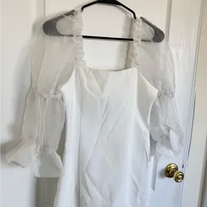 Amanda Uprichard NEW Tia Puff Sleeve Dress thumbnail 4