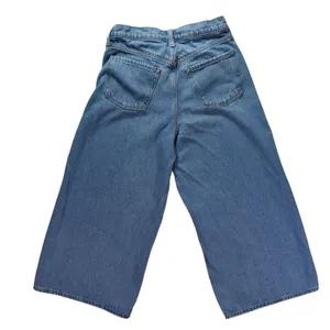 Old Navy Drapey Denim High Rise Baggy Wide Leg Jeans Blue Size 2 Tall thumbnail 2