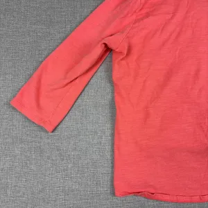 Tommy Bahama Polo Shirt Womens M Pink Collared 3/4 Sleeve Lightweight Jersey Top thumbnail 11
