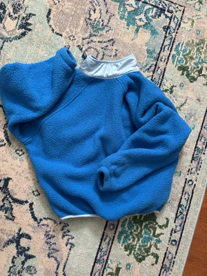 Blue Fleece Pullover Size M thumbnail 2