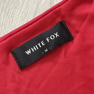 White Fox Dress strapless cutout mini womens Red medium going out clubbing sexy thumbnail 2