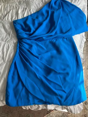 DO+BE Blue One-Shoulder Dress thumbnail 2